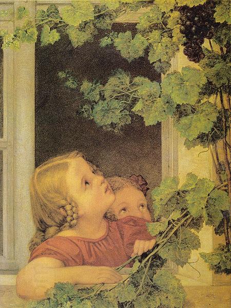 Georg Friedrich Kersting Kinder am Fenster oil painting picture